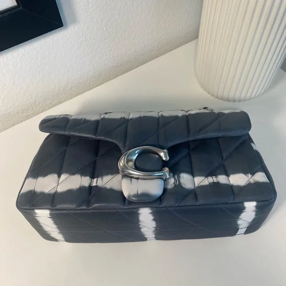 New Coach Tabby 26 Quilted Nappa Leather Tie Dye - Picture 12 of 16